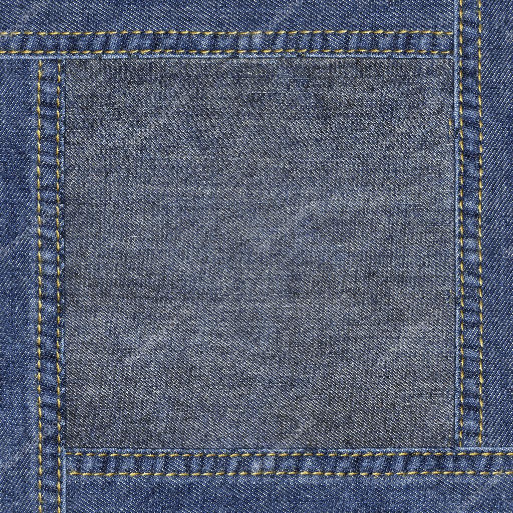 Highly detailed grunge worn denim texture - abstract dirty blue jeans ...