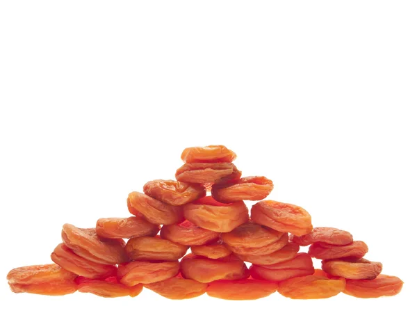 Abrikozen als een piramide. — Stockfoto