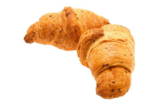 Två croissant. — Stockfoto