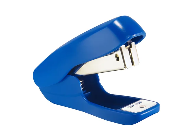 Blue stapler closeup. — Stock Photo, Image