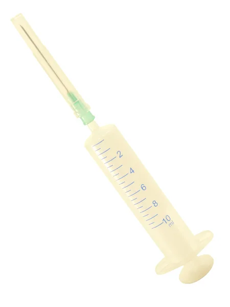 An empty new syringe. — Stock Photo, Image