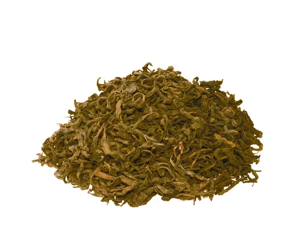 Té amarillo chino, vertido un montón . — Foto de Stock