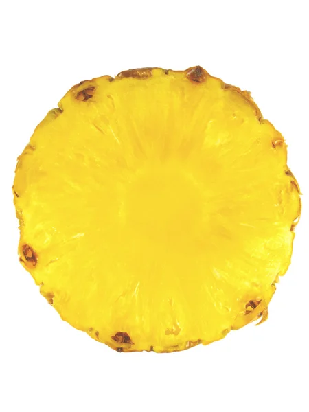 Przezroczyste plasterkiem ananasa. — Zdjęcie stockowe