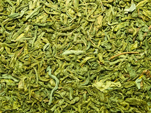 The texture of the large-green Chinese tea. — Stock Photo, Image