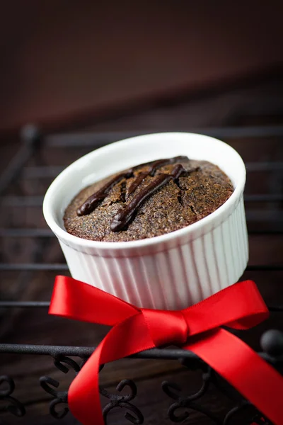 Choklad souffle — Stockfoto