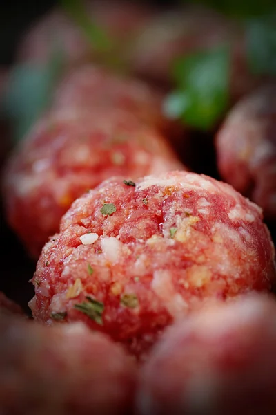 Bakso daging mentah — Stok Foto