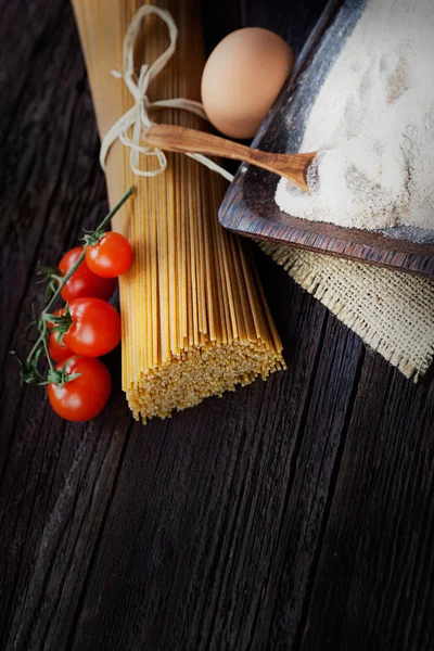 Pasta ingrediënten — Stockfoto