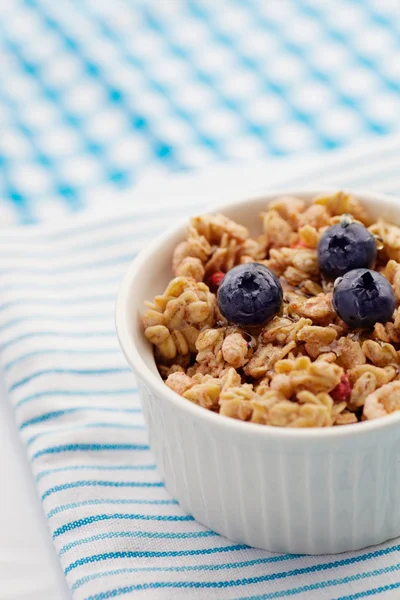 Bowl of muesli — Stock Photo, Image