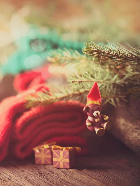 Stylové vánoční dekorace — Stock fotografie