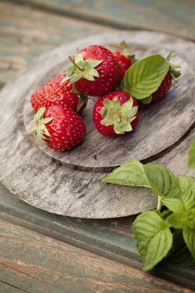 Frische Erdbeeren — Stockfoto