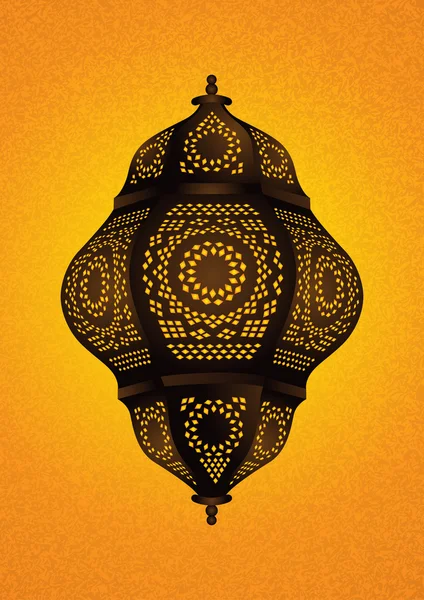 Vackra islamiska lampa för eid ramadan firandet - vektor — Stock vektor