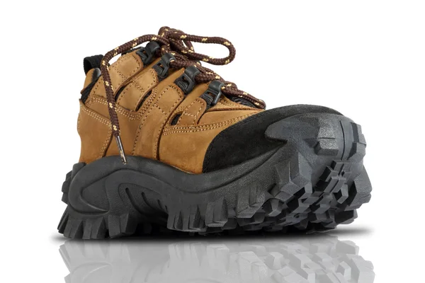 Tough Trekking Shoes Isolated on White Background — Stock Photo, Image