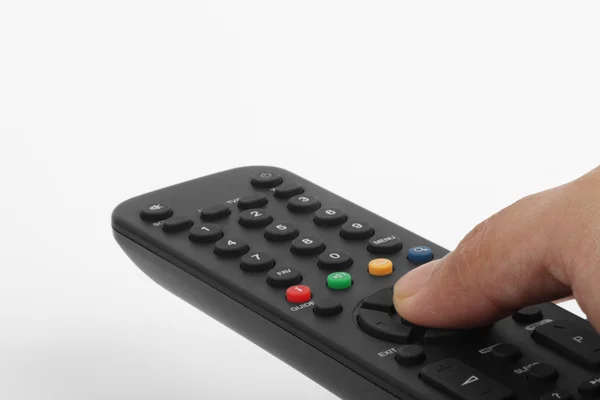 Using a Remote Control — Stock Photo, Image