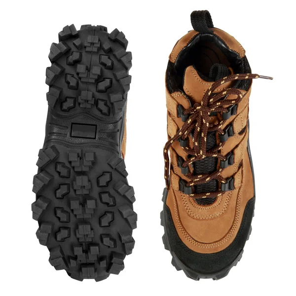 Tough hiking shoes and sole — Stock Photo, Image