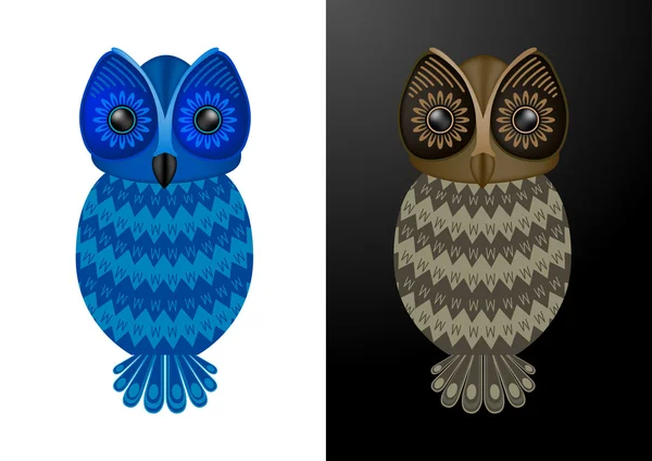 Owl - Vector Illustration — Stock Vector