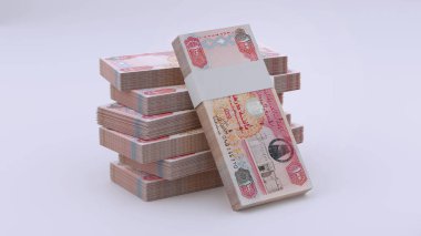 Birleşik Arap Emirlikleri Para Birimi Dirhams 200 Not - 3D Görüntü