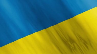 Rüzgarda Dalgalanan Ukrayna Bayrağı