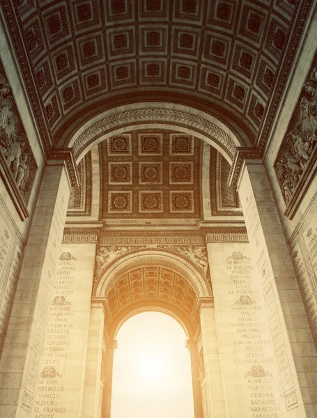 Arc de Triomphe Vue Intérieure — Photo