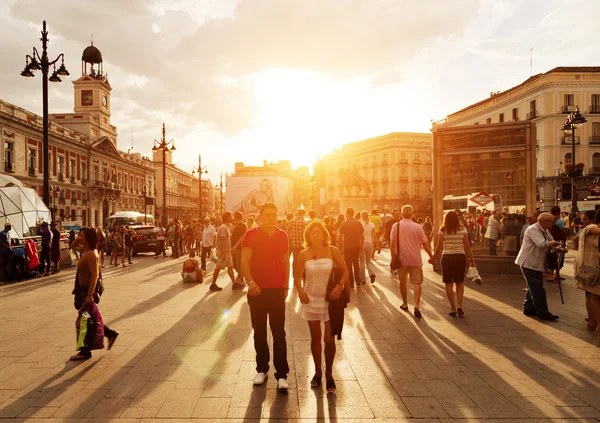 Puerta del Sol, Madrid — Stock Photo, Image