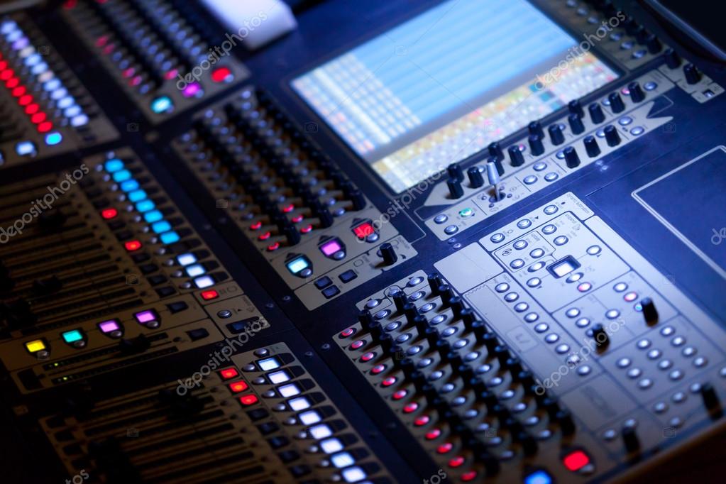 Big Audio Mixing Console Stock Photo by ©SOMATUSCANI 13122789