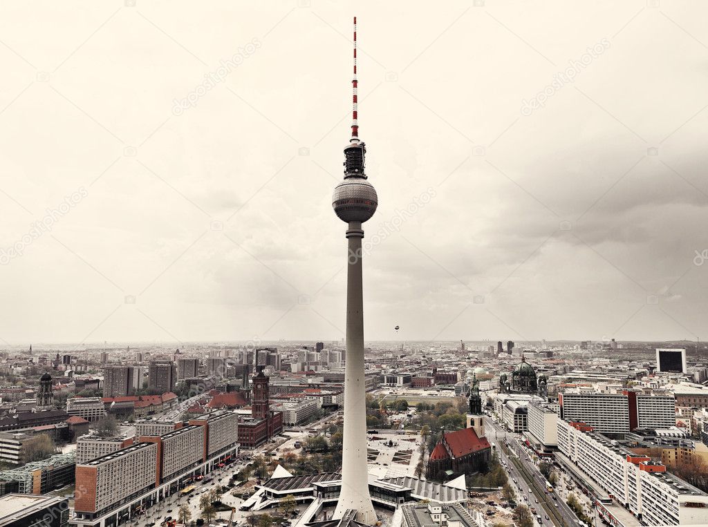 Apocalyptic View of Berlin Skyline