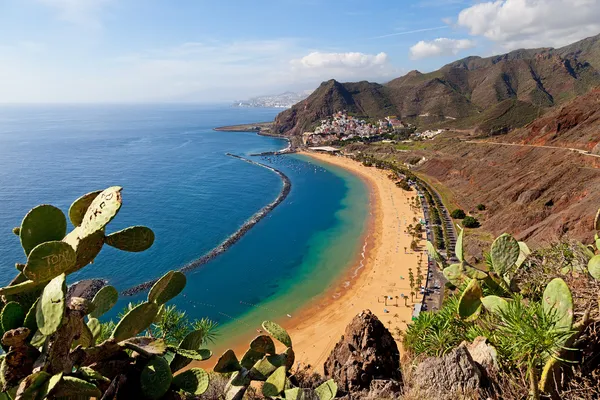 Las Teresitas Beach, Tenerife Jogdíjmentes Stock Képek