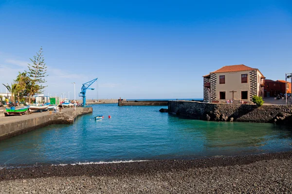 Porto de pesca em Puerto de la Cruz, Tenerife — Fotografia de Stock