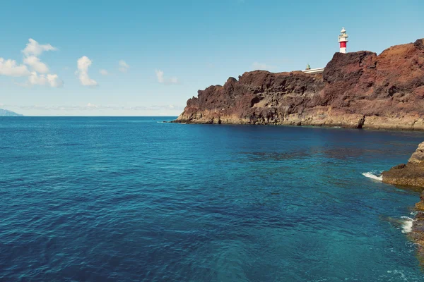 Leuchtturm Punta Teno, Teneriffa — Stockfoto