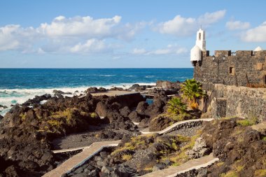 garachico, tenerife, doğal havuzlar