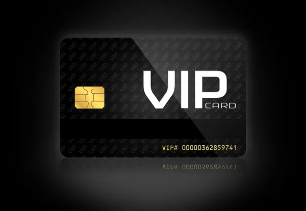 Cartão VIP elegante — Fotografia de Stock