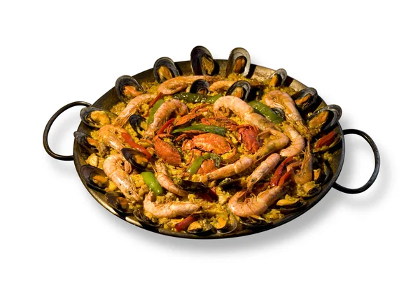 Hiszpanski paella — Zdjęcie stockowe