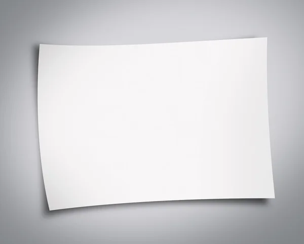 Blank White Paper Background — Stock Photo, Image