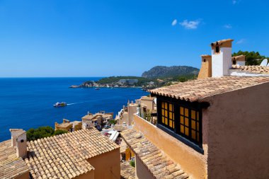 Rural Village in Paguera, Cala Fornells, Majorca clipart