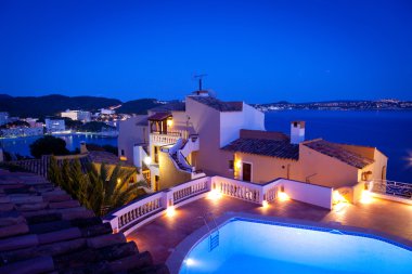 paguera Köyü, mallorca gecede