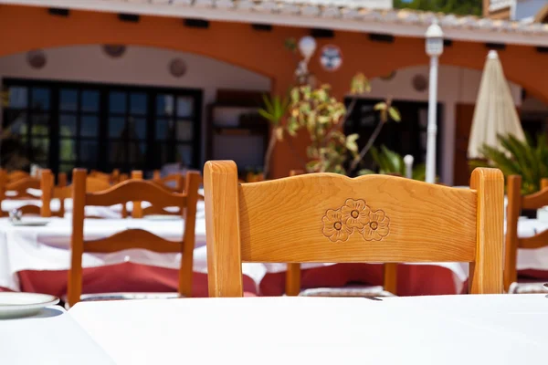 Table and Chair Close Up View — Stock Photo, Image