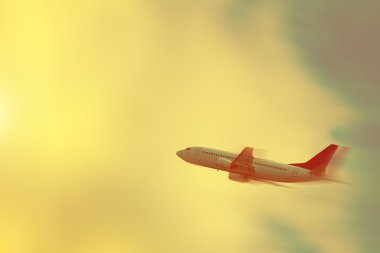 areoplane gökyüzünde