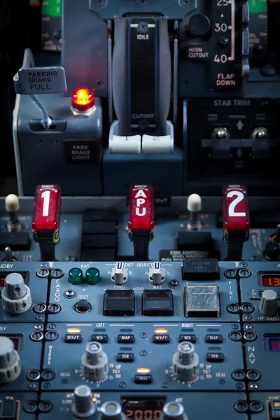 Aircraft Dashboard Panel — Stock Photo, Image