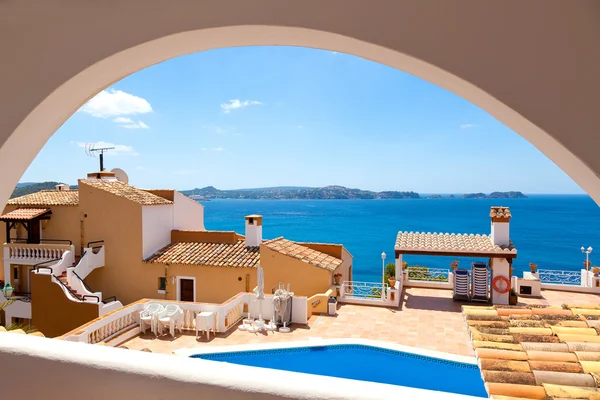 Apartment Balcony Besides the Sea — Stock Photo, Image