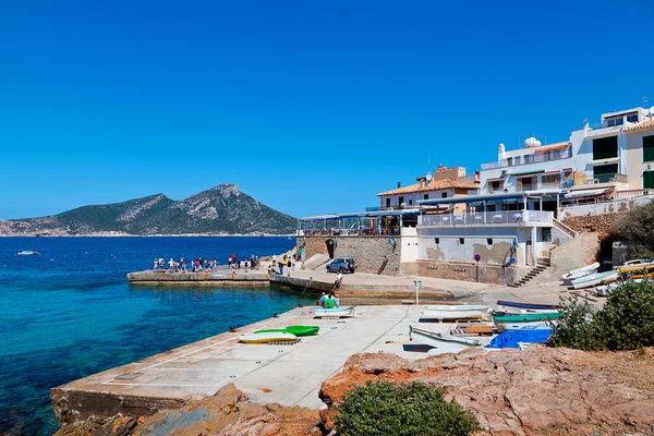 San Telmo Hafen und Insel Dragonera, Mallorca — Stockfoto