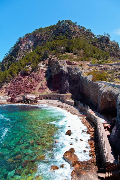 Estellencs Rock Beach, Mallorca — Stock Photo, Image