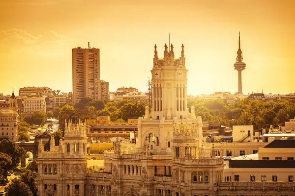 Línea del horizonte madrid — Foto de Stock