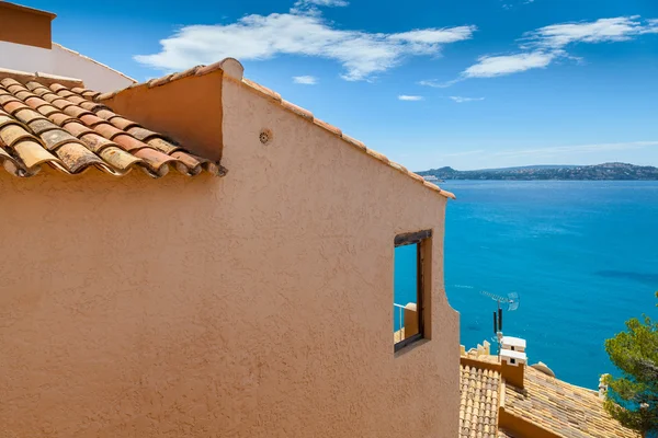 Utsikt över Medelhavet från paguera village — Stockfoto