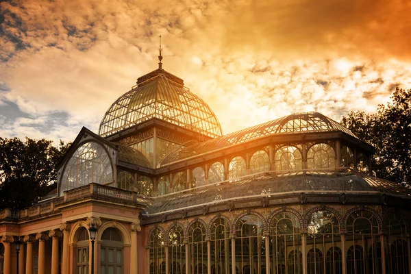 Palácio de cristal, madrid — Fotografia de Stock