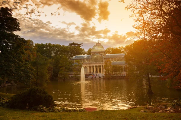 Palácio de cristal, madrid — Fotografia de Stock