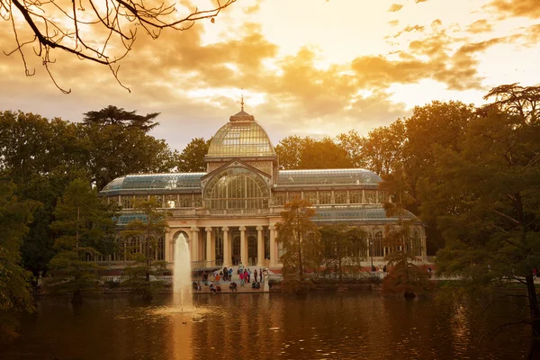 Palácio de cristal, madrid — Fotografia de Stock