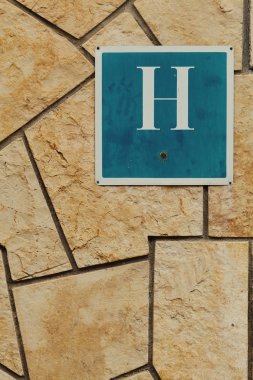 kırsal otel işareti