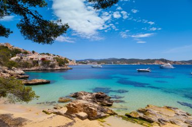 Cala Fornells View in Paguera, Majorca clipart