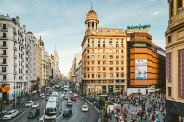 Callao Meydanı ve Gran Via Caddesi, Madrid