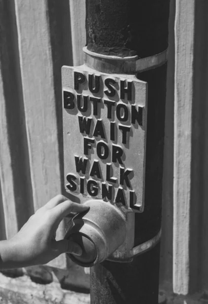Botón de semáforo —  Fotos de Stock