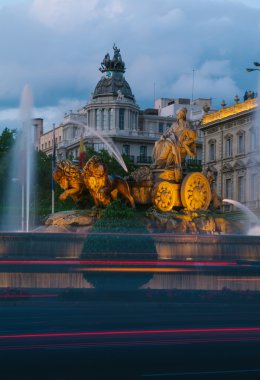 Cibeles Fountain, Madrid clipart